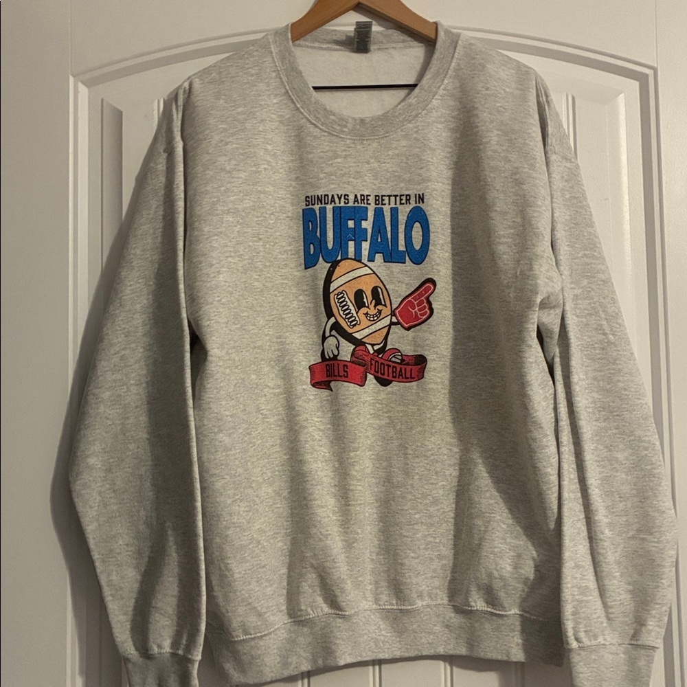 Sundays are better in Buffalo sweatshirt large